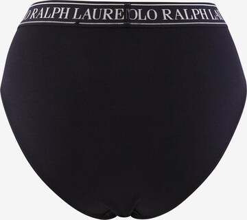 Slip ' High Waist Tanga ' Polo Ralph Lauren en noir