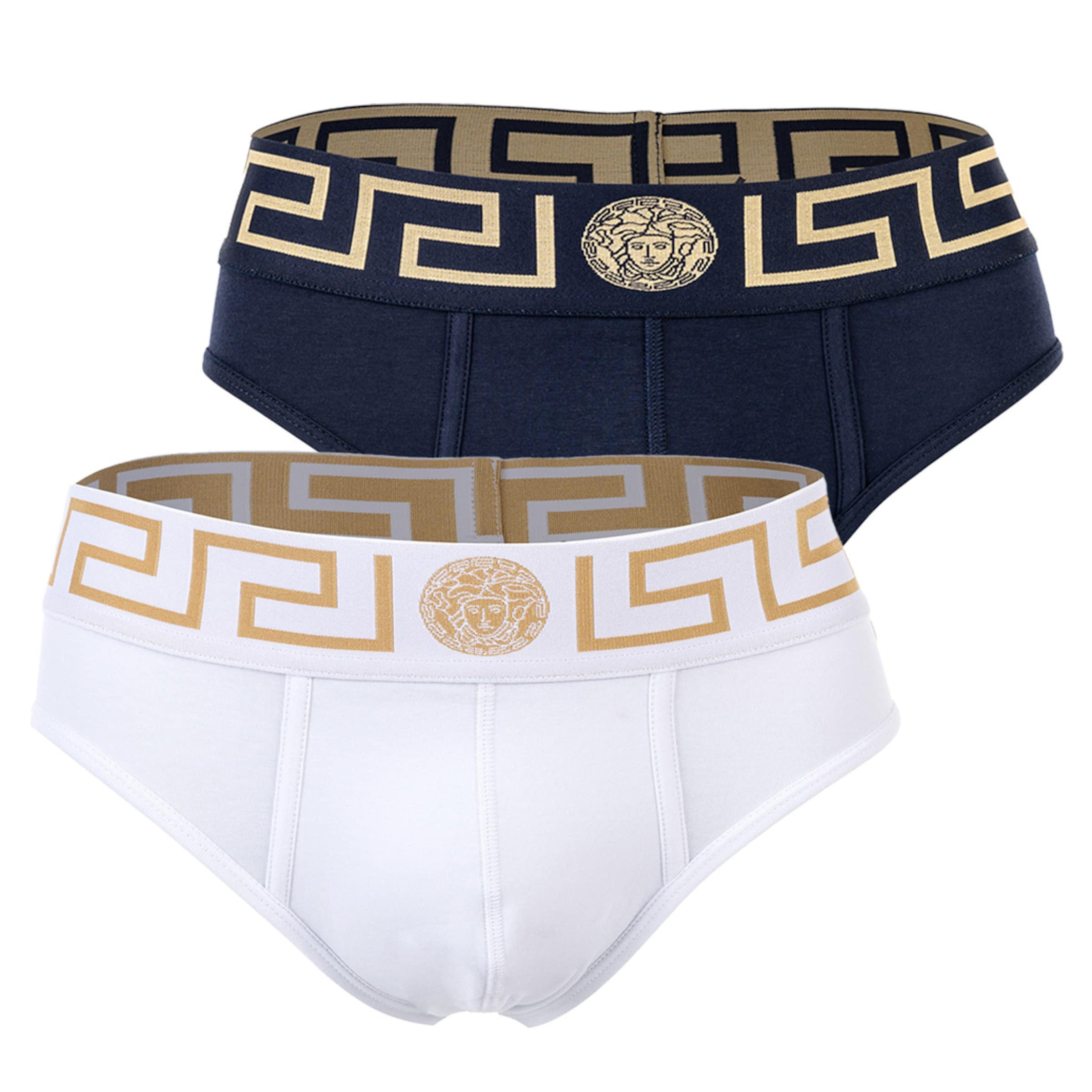 VERSACE Slip in Blauw: voorkant