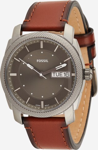 FOSSIL - Reloj analógico en marrón: frente