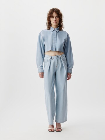LeGer by Lena Gercke Loose fit Pleat-front jeans 'Annika' in Blue