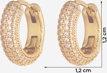 Boucles d'oreilles 'Pave Mini Huggies' Kate Spade en or