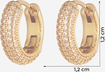 Kate Spade Earrings 'Pave Mini Huggies' in Gold