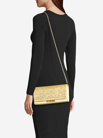 Love moschino gold clutch cheap