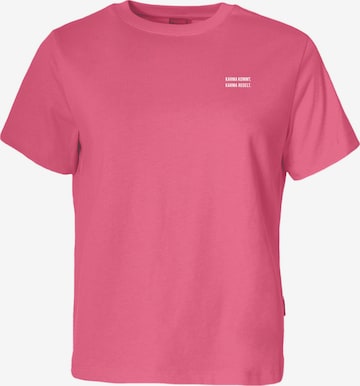 Kleinigkeit Tričko 'Karma' – pink: přední strana
