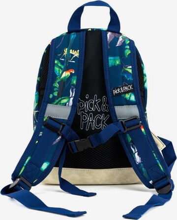 Pick & Pack Rucksack 'Happy Jungle S' in Blau