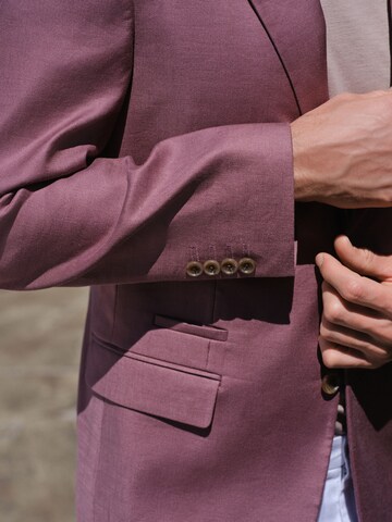 Slim fit Giacca business da completo 'N. Premium' di Next in rosa