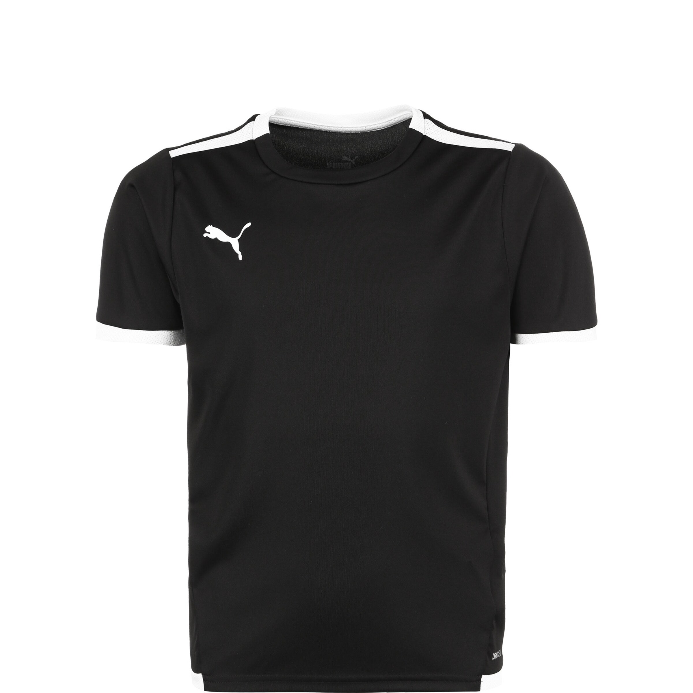 Maglia funzionale 'TeamLiga' di PUMA in nero: frontale