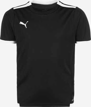 PUMA Performance Shirt 'TeamLiga' in Black: front