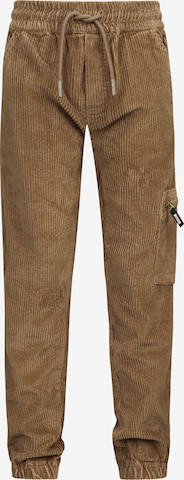 Retour Jeans Tapered Pants 'Kelto' in Brown: front