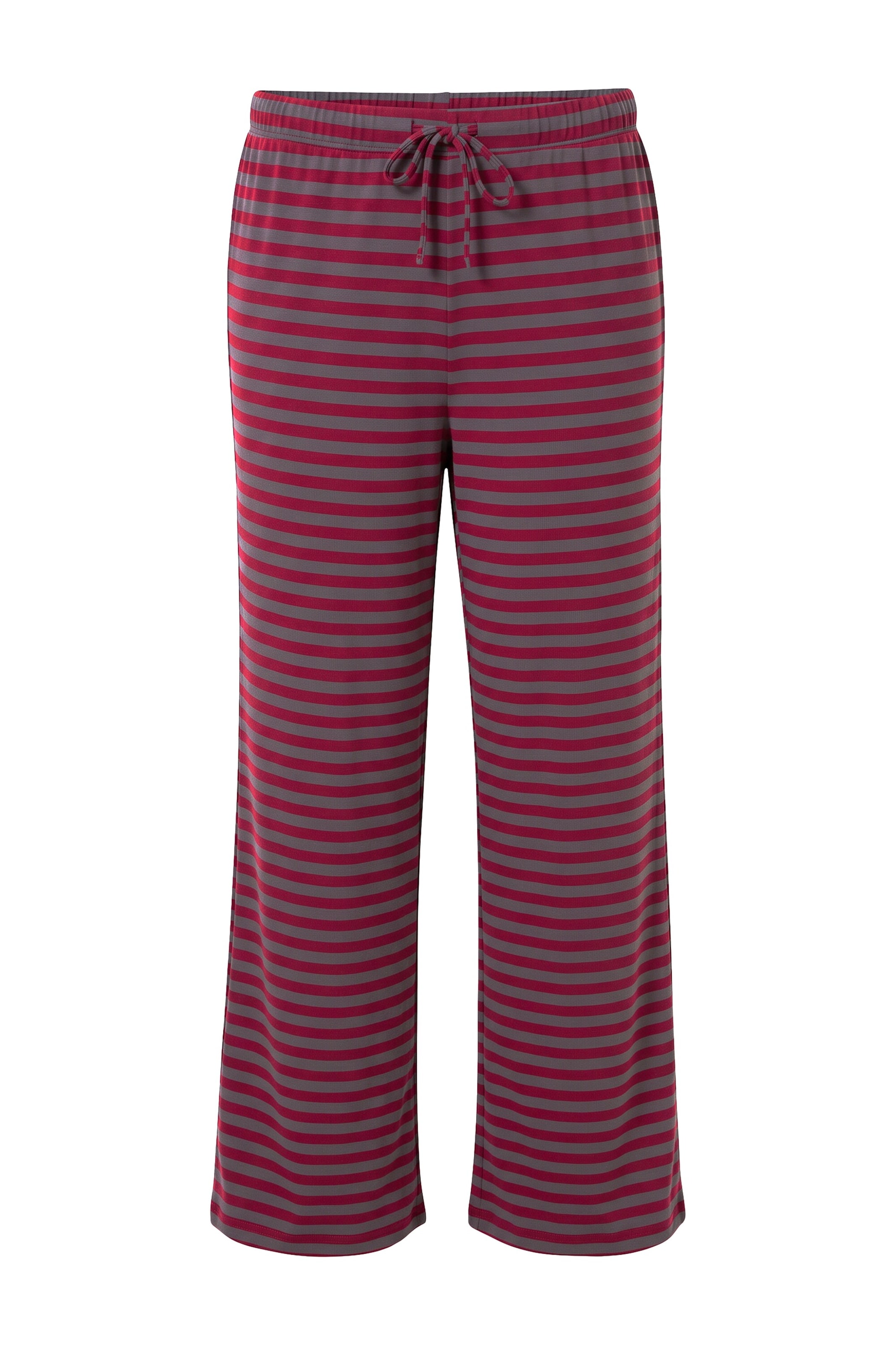 Studio Untold Wide leg Broek in Rood: voorkant