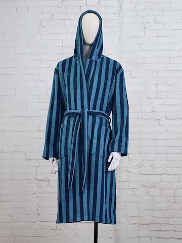 TOM TAILOR Long Bathrobe in Blue