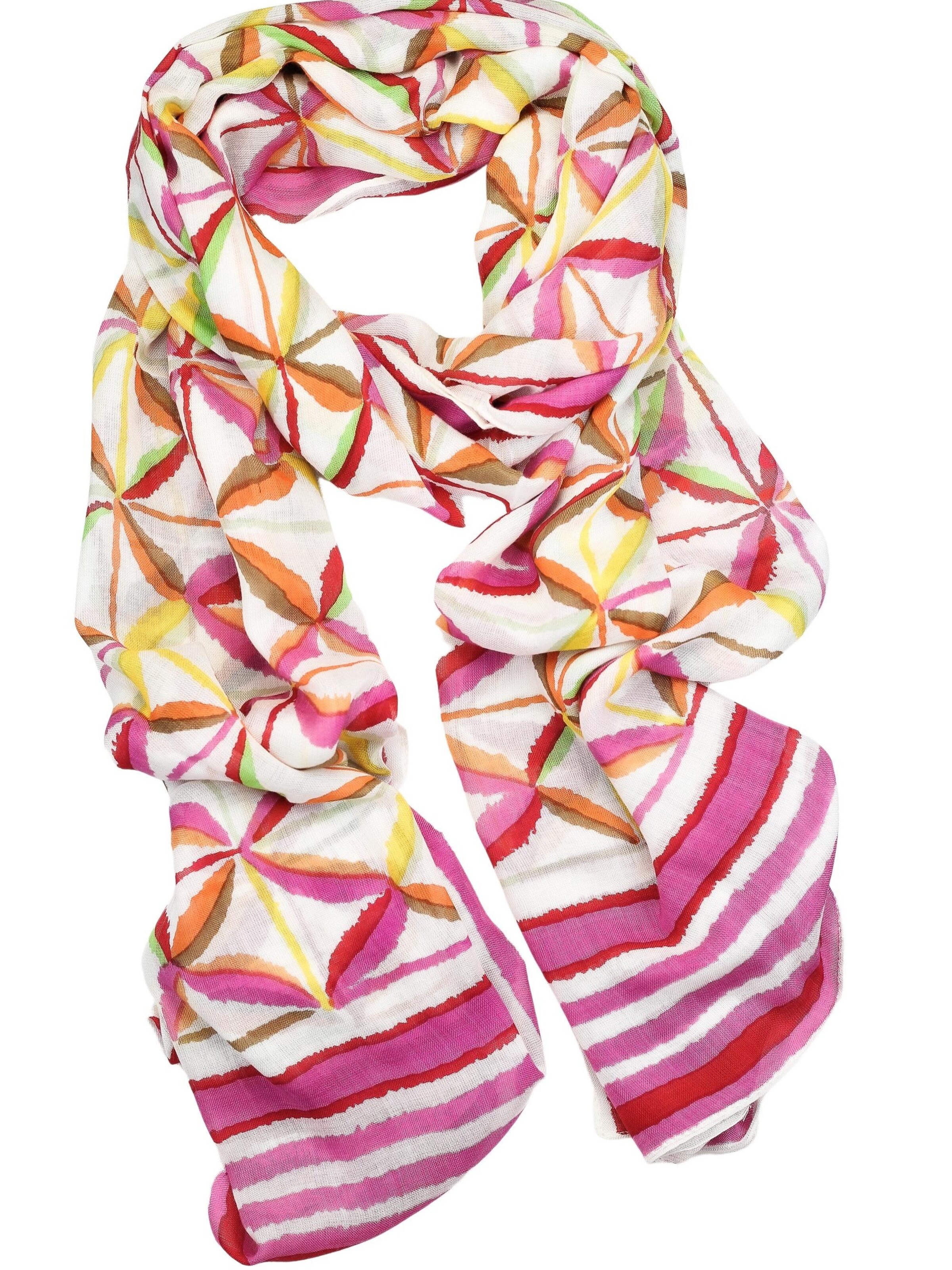 COLLEZIONE ALESSANDRO Scarf 'Mill' in Pink: front