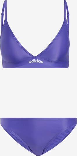 ADIDAS SPORTSWEAR Sportski bikini 'Ess' veličine XXS u ljubičasto plava / bijela, Pregled proizvoda