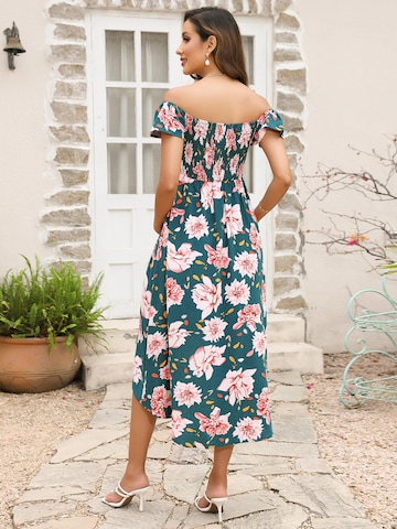 Yesfashion Sukienka w kolorze zielony