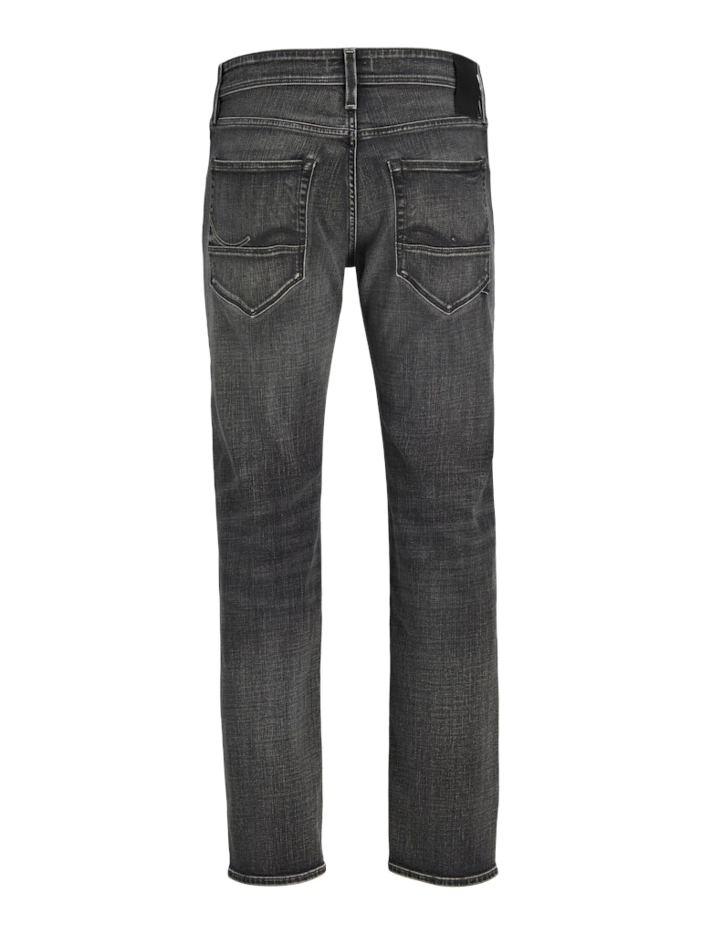 JACK & JONES Tapered Jeans 'JJIMIKE JJFOX' i svart