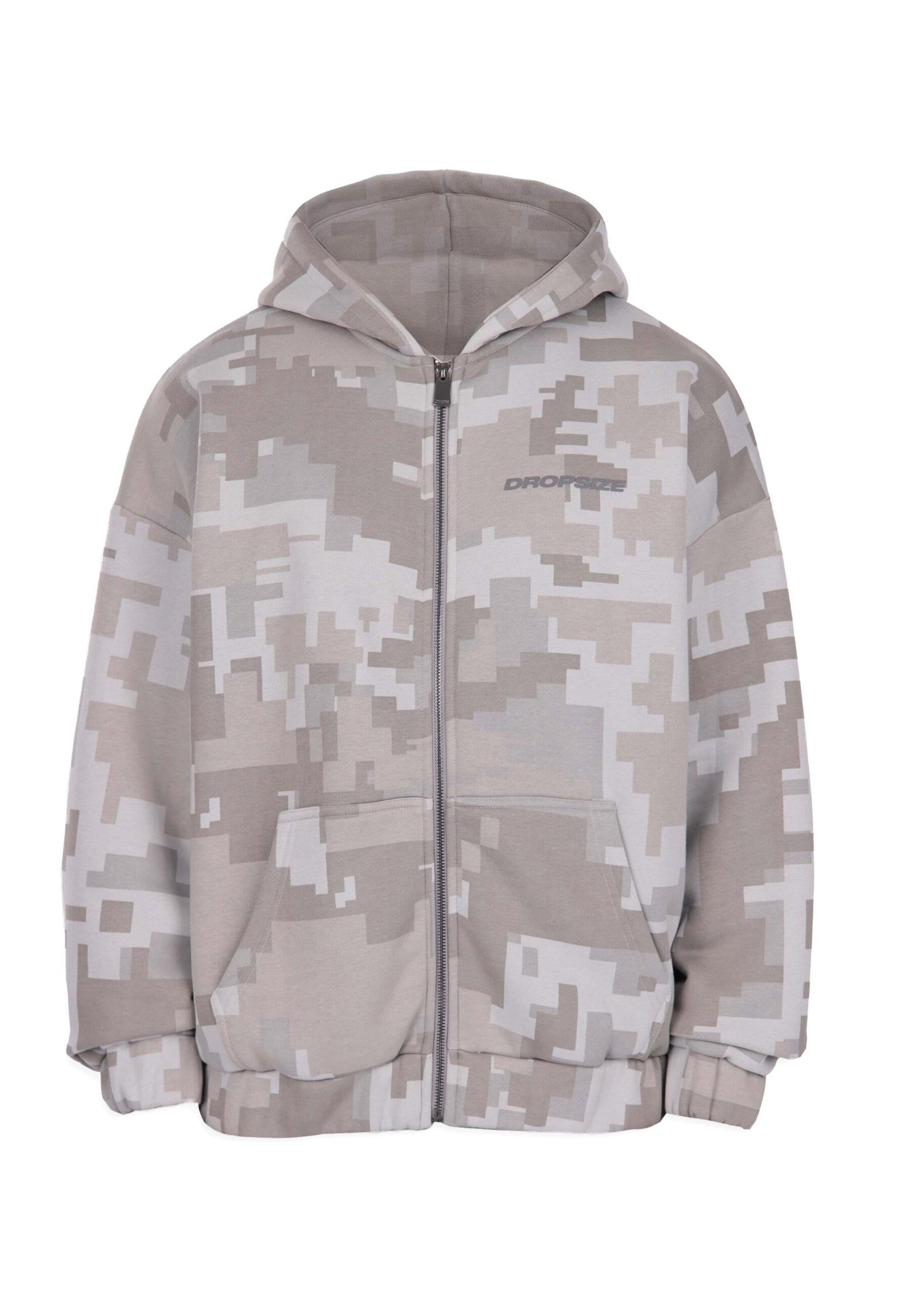 Dropsize Sweat jacket in Grey: front