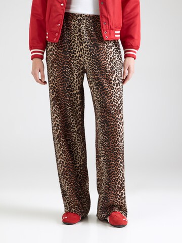 Loosefit Pantalon 'PCJEO' PIECES en noir : devant