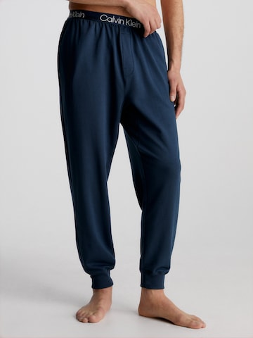 Calvin Klein Underwear Pyjamabroek in Blauw: voorkant