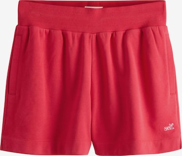 self. Broek in Rood: voorkant