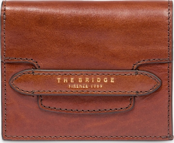 The Bridge Wallet in Brown: front