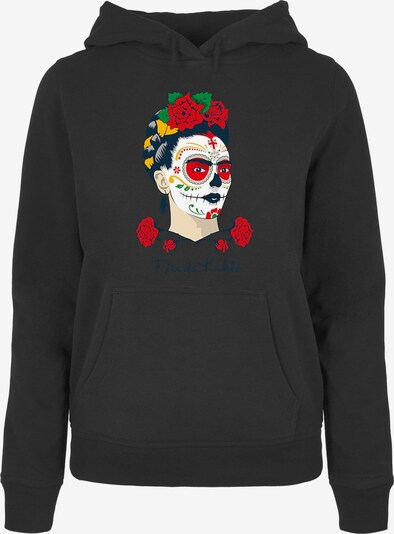 Merchcode Sweatshirt 'Dia de los muertos' in beige / rot / schwarz / weiß, Produktansicht