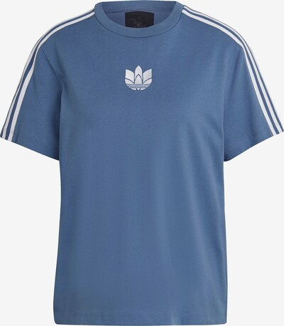 ADIDAS ORIGINALS T-shirt i rökblå / vit, Produktvy