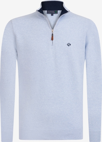 Pull-over 'Sochi' Sir Raymond Tailor en bleu : devant