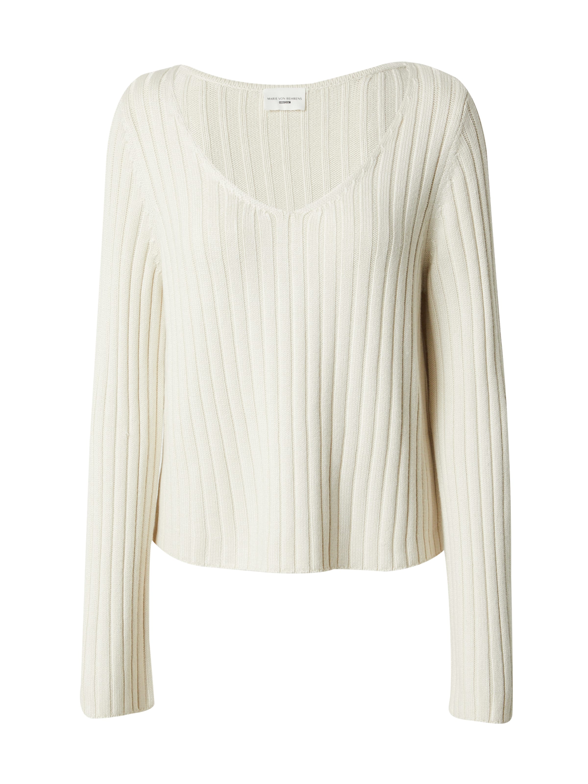ABOUT YOU x Marie von Behrens Свитер 'Fenja' в Белый: спереди