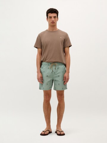 Scalpers Board Shorts ' ' in Green: front