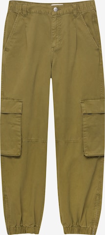 Tapered Pantaloni cargo di Pull&Bear in verde: frontale