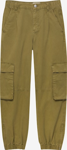 Pull&Bear Tapered Cargohose in Grün: predná strana