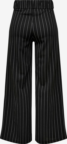 JDY - Pierna ancha Pantalón plisado 'Geggo' en negro