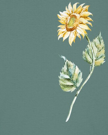T-shirt 'Sonnenblume' Watapparel en vert