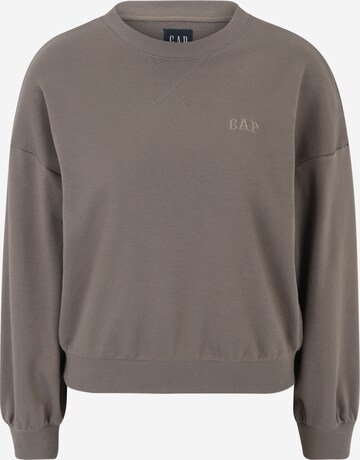 Gap Petite Sweatshirt in Brown: front