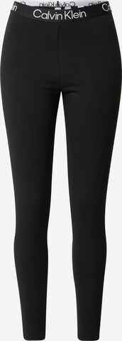 Calvin Klein Underwear Skinny Legginsy w kolorze czarny: przód