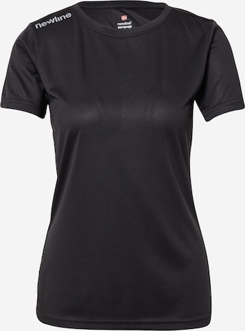 Newline Funkcionalna majica | črna barva: sprednja stran
