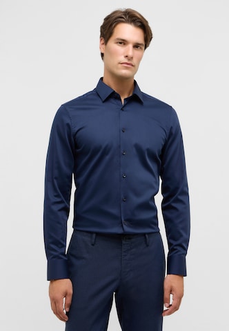 ETERNA Slim fit Zakelijk overhemd in Blauw: voorkant