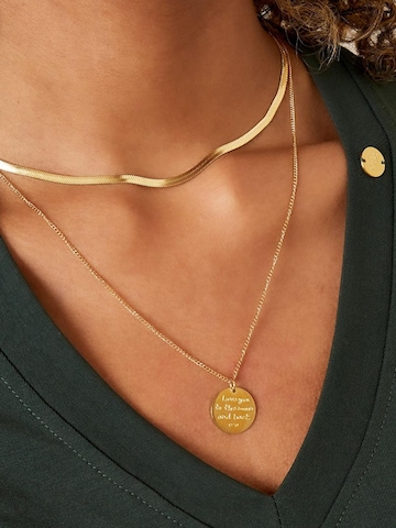 Cala Rose Necklace 'TO THE MOON' in Gold