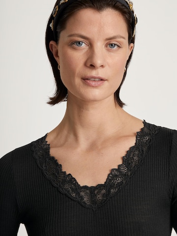 Maglietta intima 'Silky Wool Joy' di CALIDA in nero