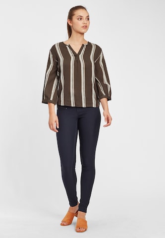 Fransa Tunic 'FRLASTRIPE 1' in Brown