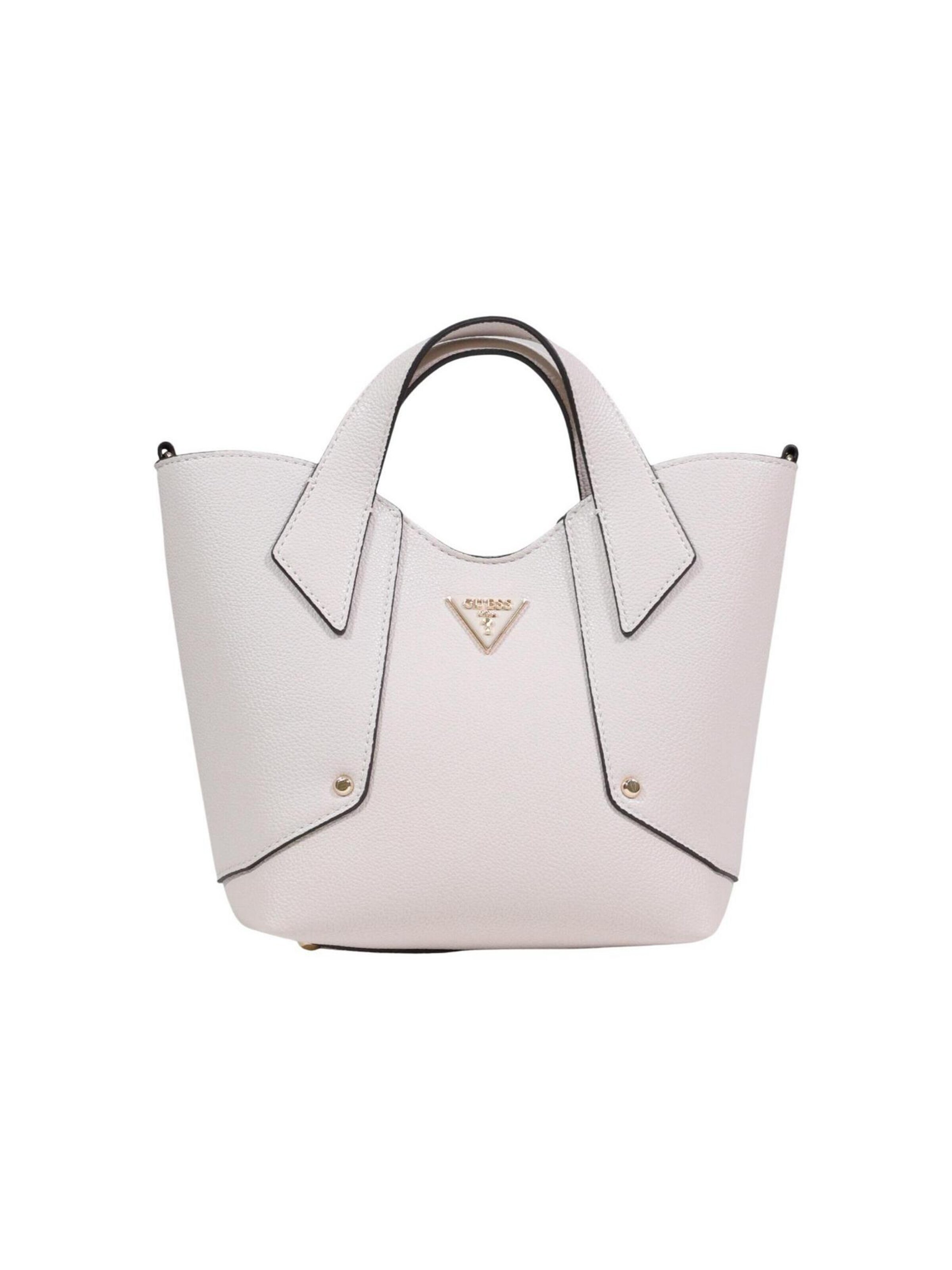 Borsa a spalla 'DARCY MINI TOTE HWBG99 14750' di GUESS in bianco: frontale