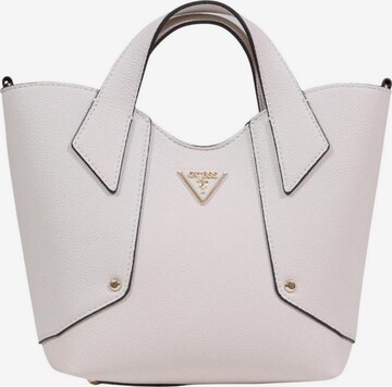 Borsa a spalla 'DARCY MINI TOTE HWBG99 14750' di GUESS in bianco: frontale