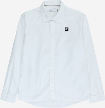 Calvin Klein Jeans - Regular Fit Camisa em branco: frente