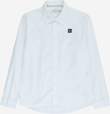 Calvin Klein Jeans Regular Fit Skjorte i hvit: forside