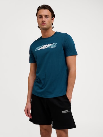 T-Shirt Hummel en vert : devant