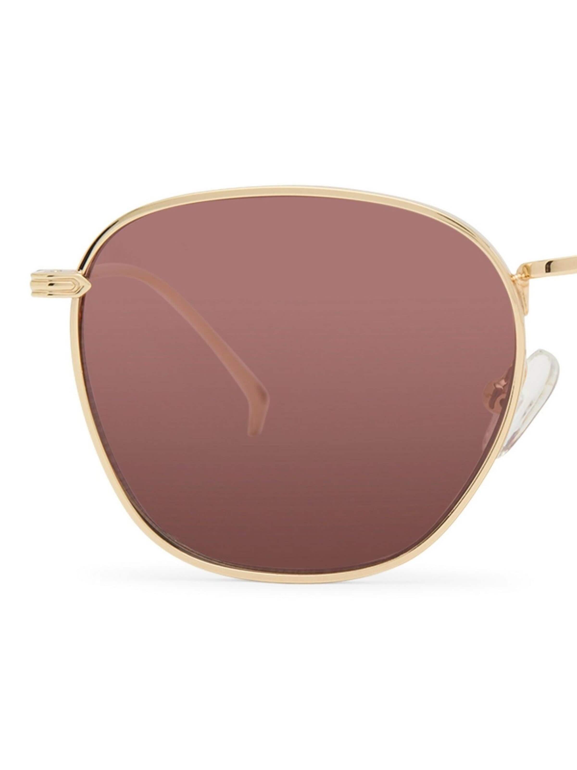 Lunettes de soleil 'Solo-Solis Modern Panto Sonnenbrille' Maxte en marron