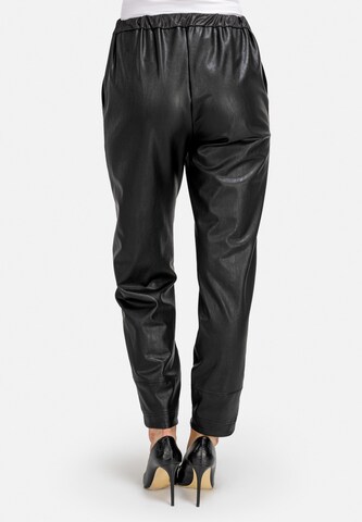 HELMIDGE Regular Lederhose in Schwarz