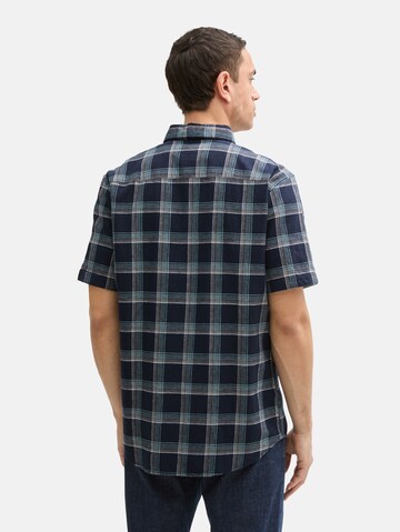 TOM TAILOR Regular Fit Hemd in Blau