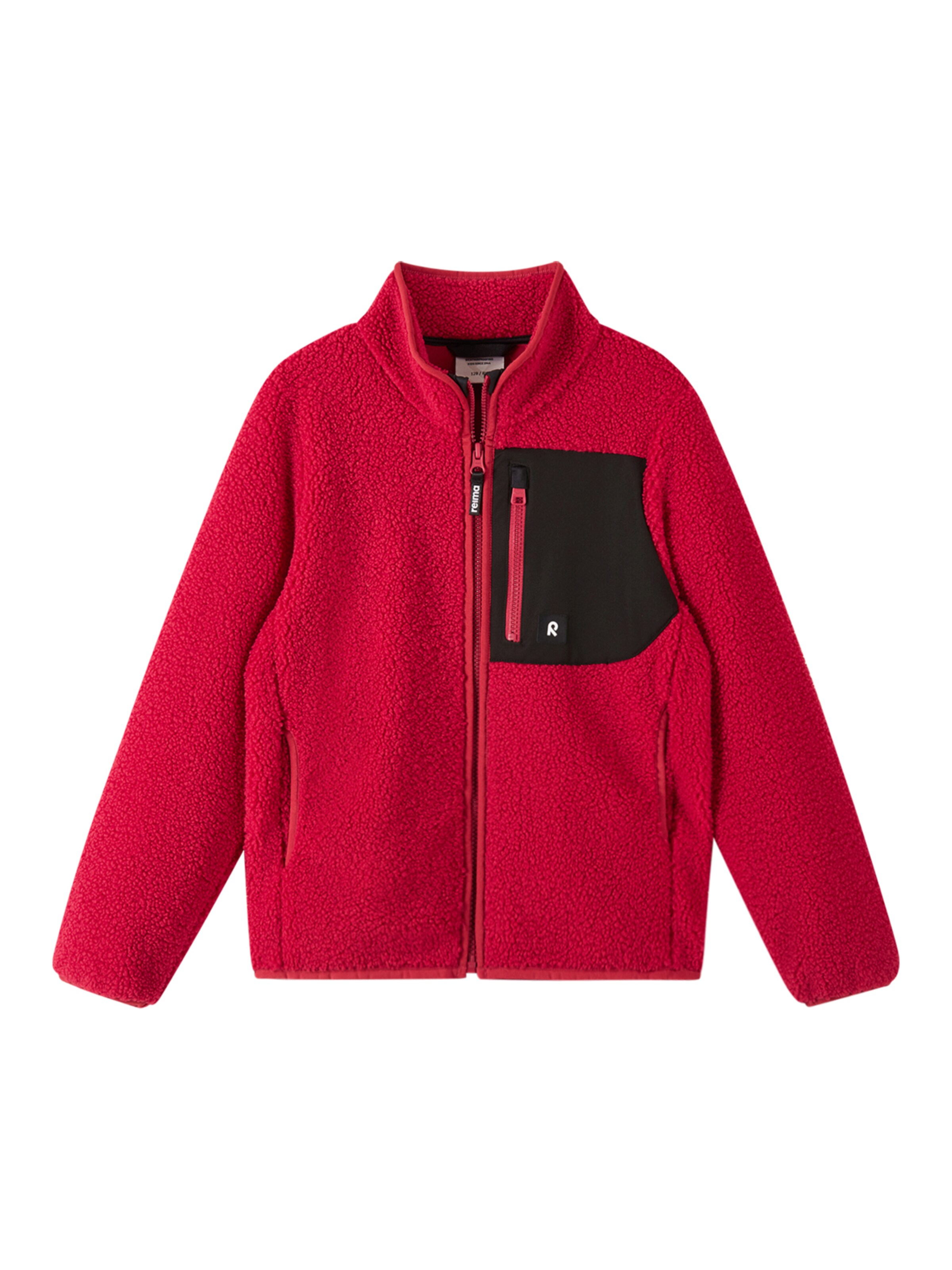Reima Fleece jas 'Turina' in Rood: voorkant