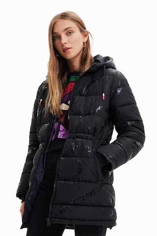 Desigual Winter Jacket 'Arhus' in Black: front